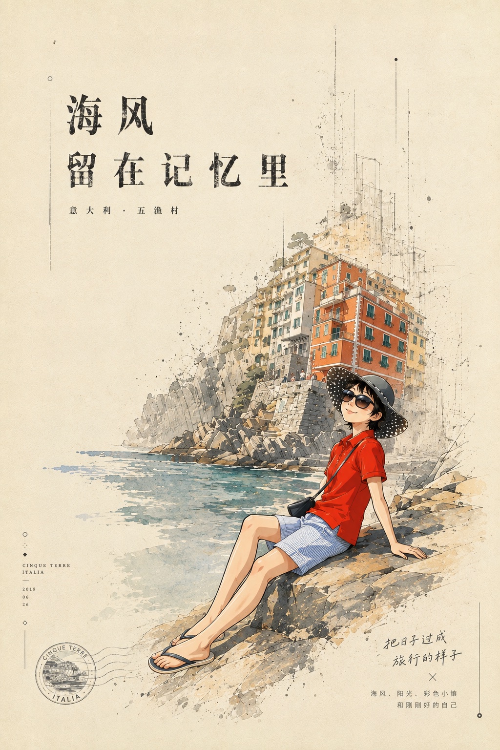 漫画《海风留在记忆里》：把日子过成旅行的样子。